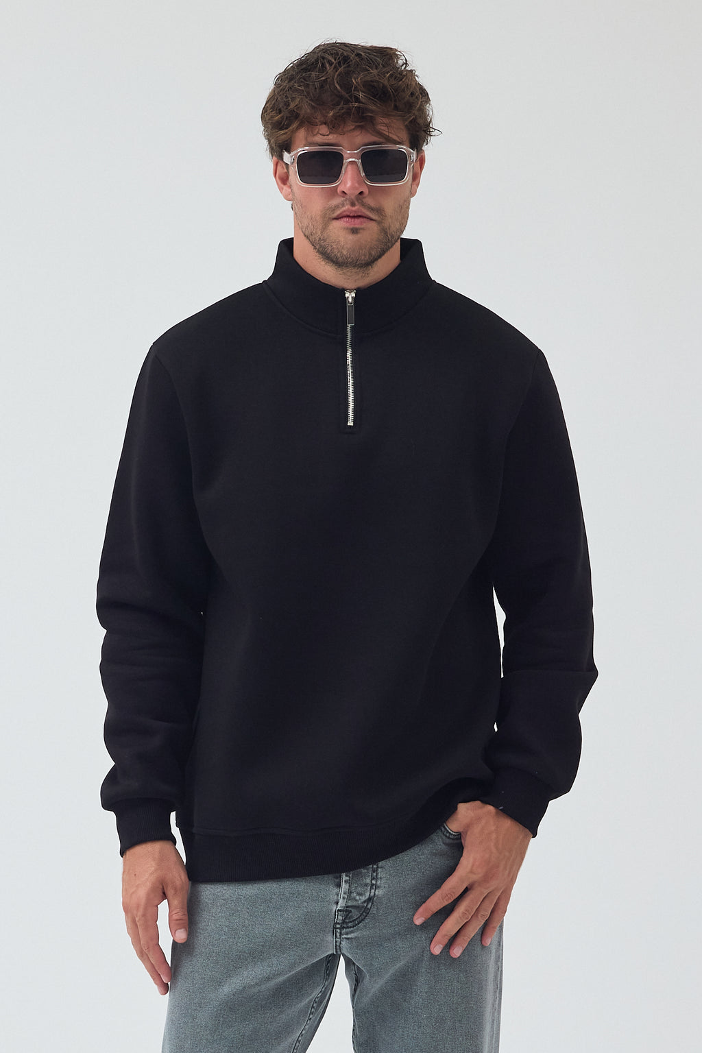 YARIM FERMUARLI SWEAT