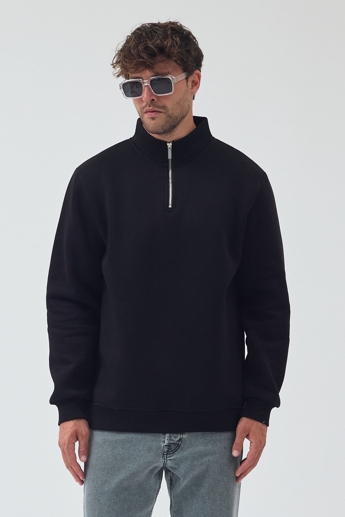 YARIM FERMUARLI SWEAT