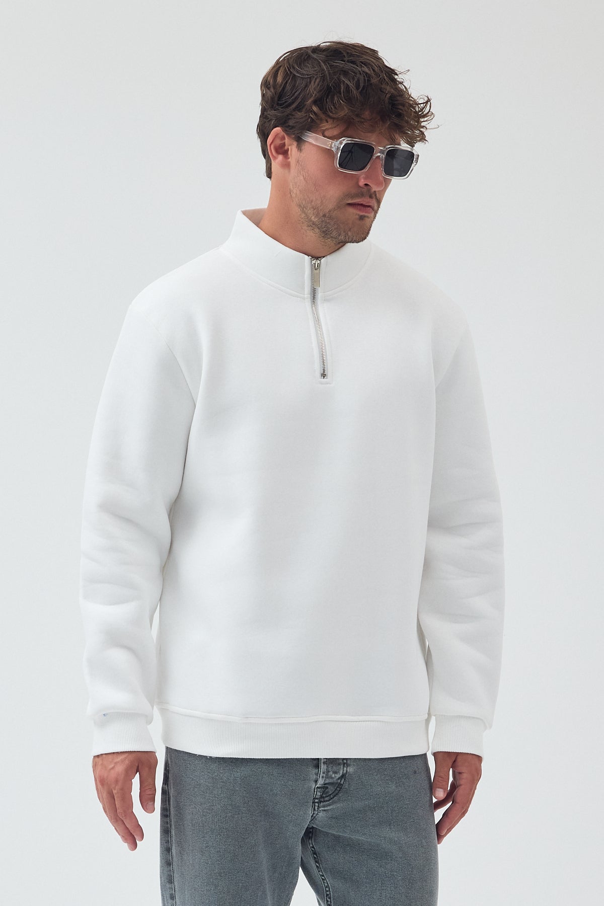 YARIM FERMUARLI SWEAT