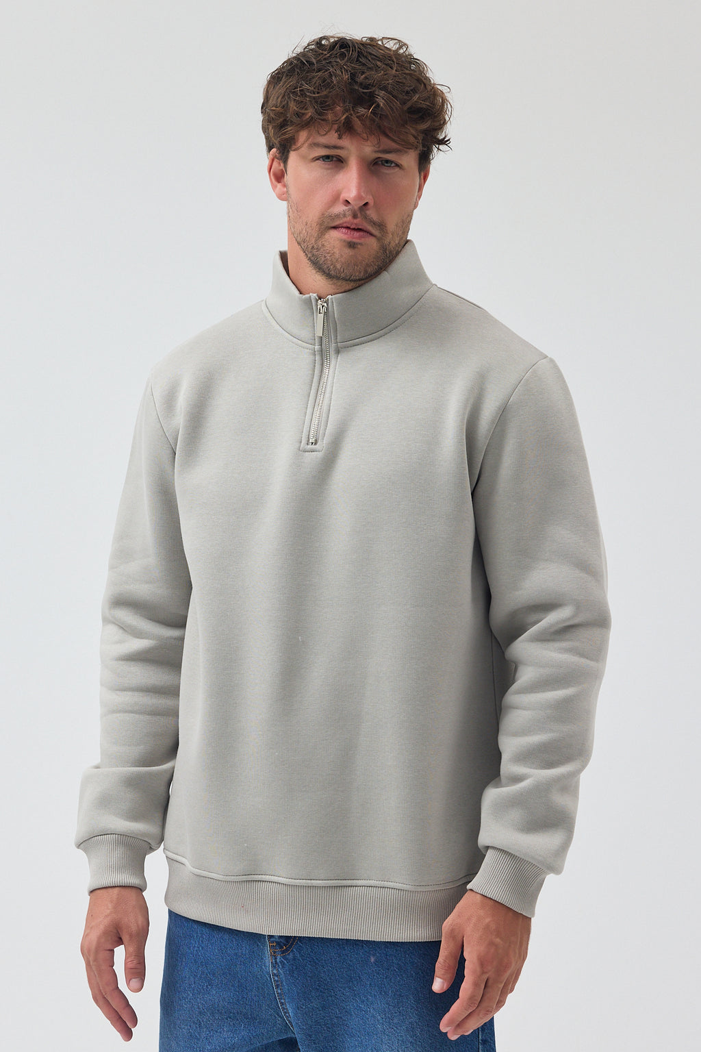 YARIM FERMUARLI SWEAT