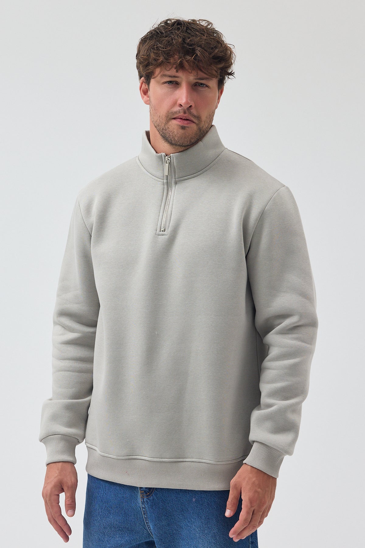 YARIM FERMUARLI SWEAT