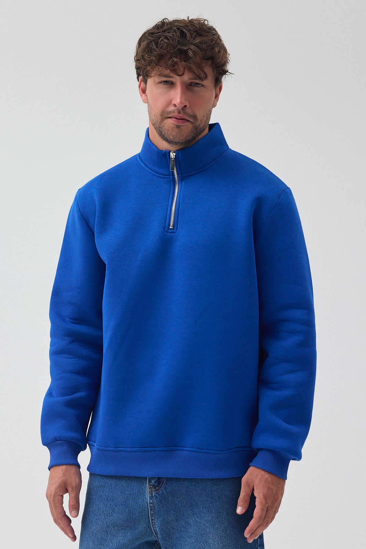 YARIM FERMUARLI SWEAT