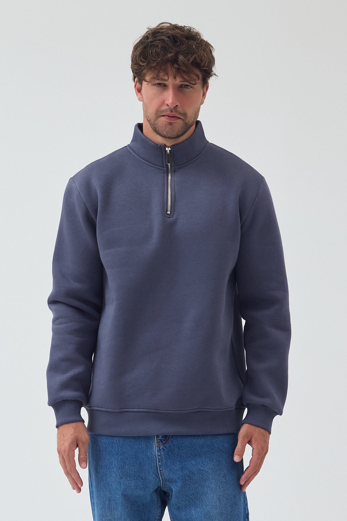 YARIM FERMUARLI SWEAT